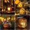 2000 Pieces Artificial Rose Petals with 24 Pieces LED Tea Lights Candles, Romantic Decorations Special Night Set